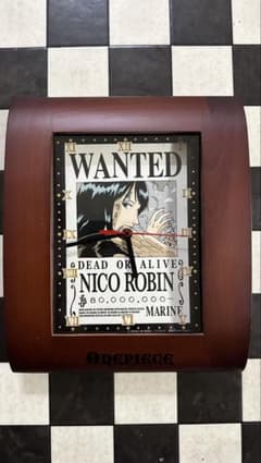 【美品】ONE PIECE ニコ・ロビン 木製掛け時計のサムネイル