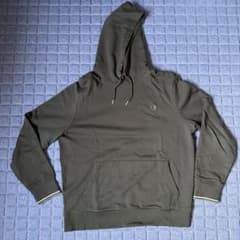 FRED PERRY フード付きパーカー XL オリーブグリーンのサムネイル