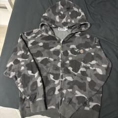 A BATHING APE カモフラ ジップパーカー 迷彩のサムネイル