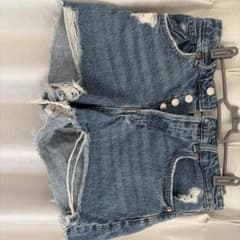 H&M デニムショートパンツ ダメージ加工 EUR36のサムネイル
