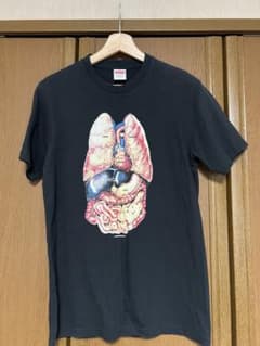Supreme(USA製)内臓イラスト Tシャツ S ブラックのサムネイル