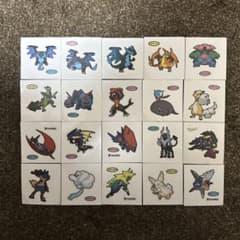 ポケモンパンシール　デコキャラ　カントー地方 ポケモンパンシール デコキャラ カントー地方