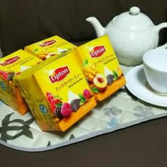 残り限定2組☆リプトン  ミックスベリーtea   ピーチ&マンゴーteaのサムネイル
