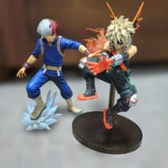 僕のヒーローアカデミア フィギュア 轟焦凍 爆豪勝己 2体セット - メルカリ