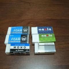 消しゴム 6個セットのサムネイル