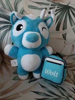 非売品】Wolt ぬいぐるみ - メルカリ