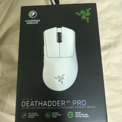 Razer DeathAdder V3 Pro ホワイト【微ジャンク品】のサムネイル