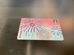 スターバックスカード HANABI 2022 レアマーク入りのサムネイル