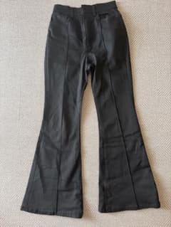 SLY JEANS フレアパンツ ブラックのサムネイル