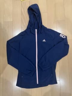 adidas フード付きネイビージャケットのサムネイル