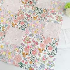 168. ハンドメイド＊パッチワークマルチカバー - メルカリ