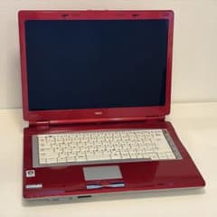 NEC LaVie L LL560/L レッド ジャンク HDDなし AC付のサムネイル
