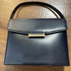 HIROKO KOSHINO 2WAY ハンドバッグ ネイビーのサムネイル