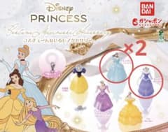 Disney Princess コスチュームめじるしアクセサリー他、ガチャガチャのサムネイル