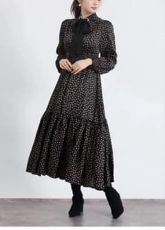 新品 ヤマダヤ FENNEL フロントリボンドットワンピース - メルカリ