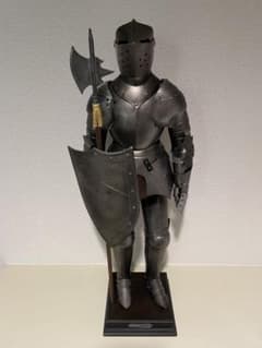 中世騎士甲冑　プレートアーマーオブジェ 中世騎士甲冑 プレートアーマーオブジェ - メルカリ