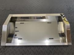 ステンレス製　ジェットイノウエとんがりナンバープレート枠　大型用のサムネイル