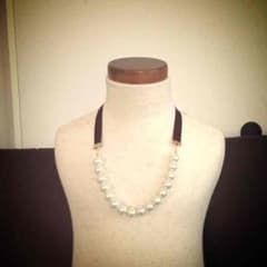 ハンドメイド キッズ用 パールネックレスのサムネイル