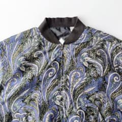 80s ROYALTY SILKS ペイズリー柄 シルクブルゾン - メルカリ
