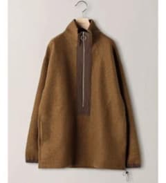 BY ループヤーンハーフジップハイネックプルオーバーのサムネイル