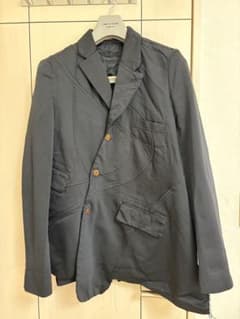 コムデギャルソンオムプリュス　捻れジャケット 　18aw ホワイトショックのサムネイル