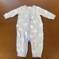 baby GAP グレー 雲模様ロンパース 6-12ヶ月のサムネイル