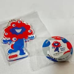 ミャクミャク アクキー 缶バッチ - メルカリ