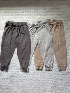 【H&M】ベビーパンツ 3点セット　92 2Tのサムネイル