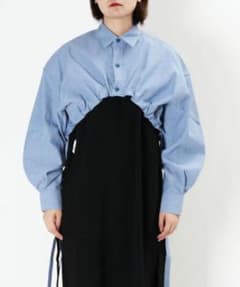 HYKE CHAMBRAY BOLERO SHIRT シャンブレーボレロシャツ HYKE CHAMBRAY BOLERO SHIRT シャンブレーボレロシャツ - メルカリ