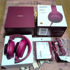付属品完備】SONY h.ear on MDR-100A ボルドーピンク - メルカリ