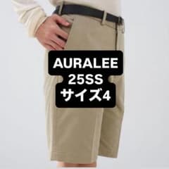 パンツ AURALEE 25ss WASHED FINX CHINO SHORTS 5 25SS AURALEE WASHED FINX CHINO SHORTS 4 - メルカリ
