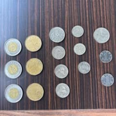 外国硬貨セット（カナダドル、シンガポールドル 、中国元）のサムネイル