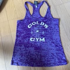 GOLD'S GYM タンクトップ パープル　レディースのサムネイル