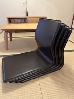 【希少】美品 ニトリ 座椅子 コンパクトモダンザイス 4脚セット ブラック 希少】美品 ニトリ 座椅子 コンパクトモダンザイス 4脚セット ブラック