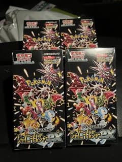 ポケモンカード　シャイニートレジャーex 4box シュリンク付きのサムネイル