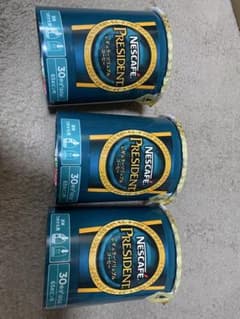 【値下げ】NESCAFÉ PRESIDENT インスタントコーヒー 3個セットのサムネイル