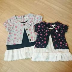 姉妹お揃い100と80チュニックのサムネイル