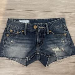 SLY JEANS ダメージ ショートパンツ 0のサムネイル