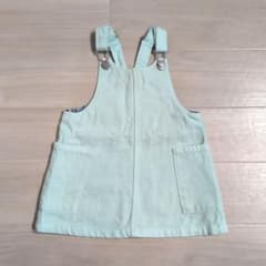 ZARA ベビー ジャンパースカート ミントグリーン 花柄 86cmのサムネイル