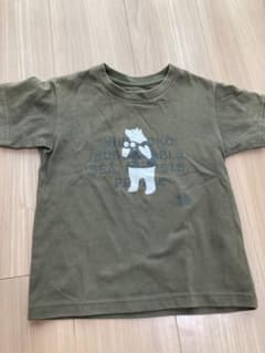 THE NORTH FACE オリーブ色 クマプリント Tシャツのサムネイル