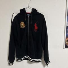 Polo Ralph Lauren フルジップパーカー 黒のサムネイル