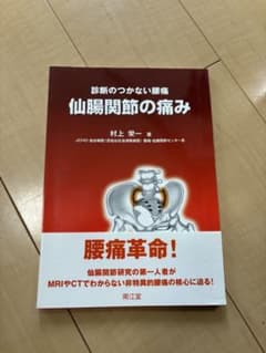 仙腸関節の痛み 村上栄一著のサムネイル