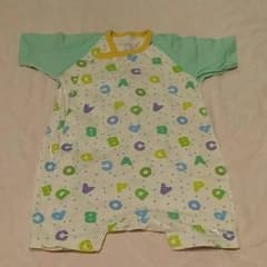 カナ☆プロフ必読様専用　未使用 50-60 半袖 ラップクラッチ コンビミニのサムネイル