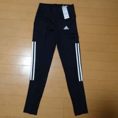 adidas ブラック レギンス インターナショナルSサイズ 日本参考OT