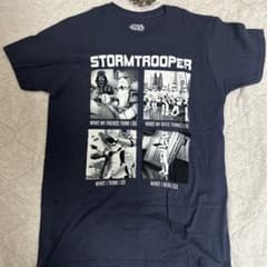 STAR WARS ストームトルーパー Tシャツ ネイビー Mのサムネイル