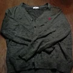制服　カーディガン　グレーのサムネイル