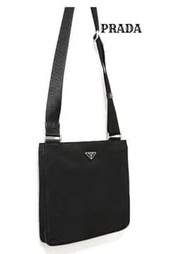 PRADA/ナイロン/ブラック/ボディーバッグ/美品のサムネイル