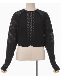 y*u様 Mame Kurogouchi マメクロゴウチ Lace Knitte m48285019017_1.jpg?1775994933
