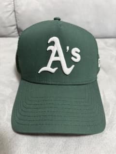 New Era A's メッシュキャップ 緑のサムネイル