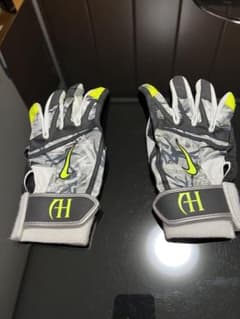 値下げします！浅村選手　実使用　バッティンググローブ　手袋